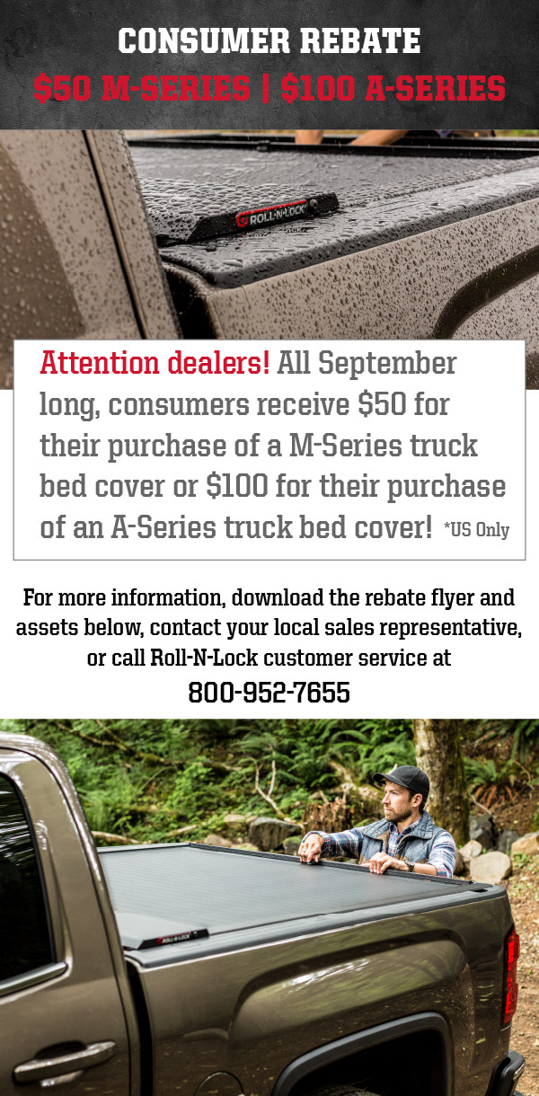 FINAL DAYS! Up to $100 Consumer Savings on Roll-N-Lock&#8217;s M-Series &#038; A-Series Covers!
